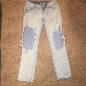 Refuge boyfriend ripped jeans size 4